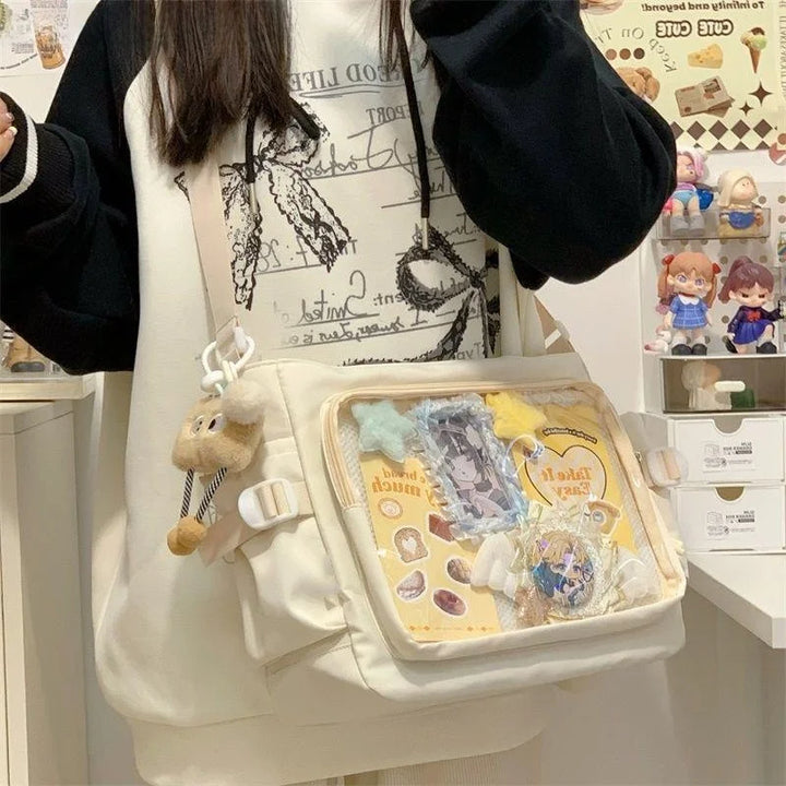 Retro Large Capacity Transparent Animal Pattern Chain Single-Shoulder Bags