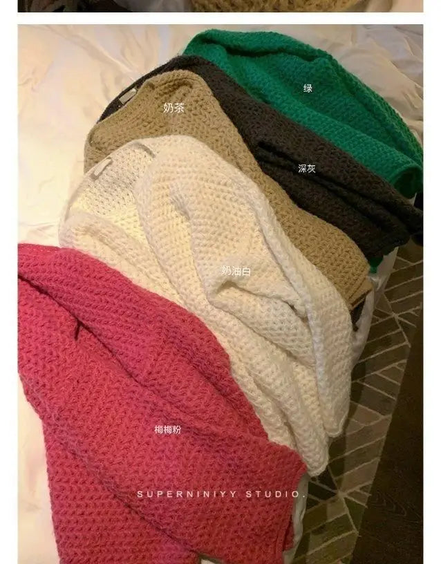 High-end Gentle Thick Needle Knit Sweaters