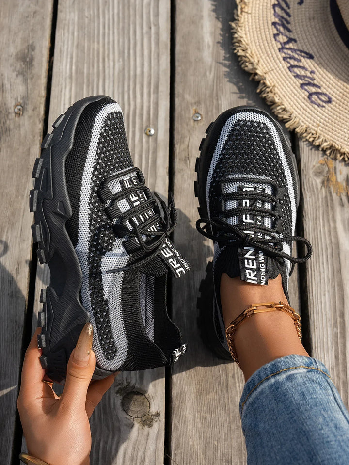 Cushioned Mesh Sneakers – Sporty & Sleek - Flossy Mom