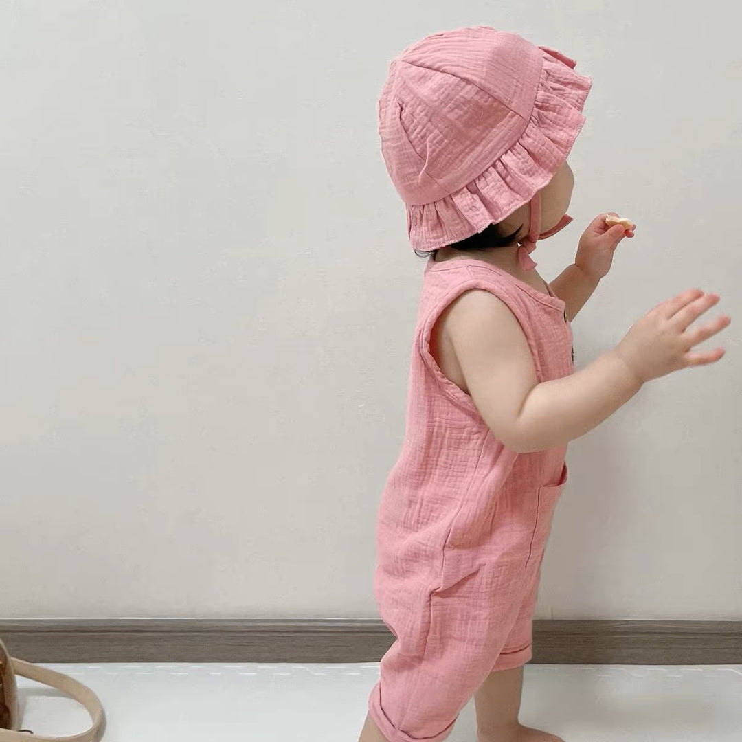 Summer Sleeveless Soft Cotton Baby Rompers