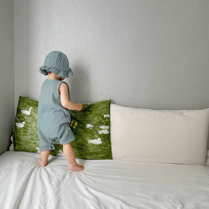 Summer Sleeveless Soft Cotton Baby Rompers