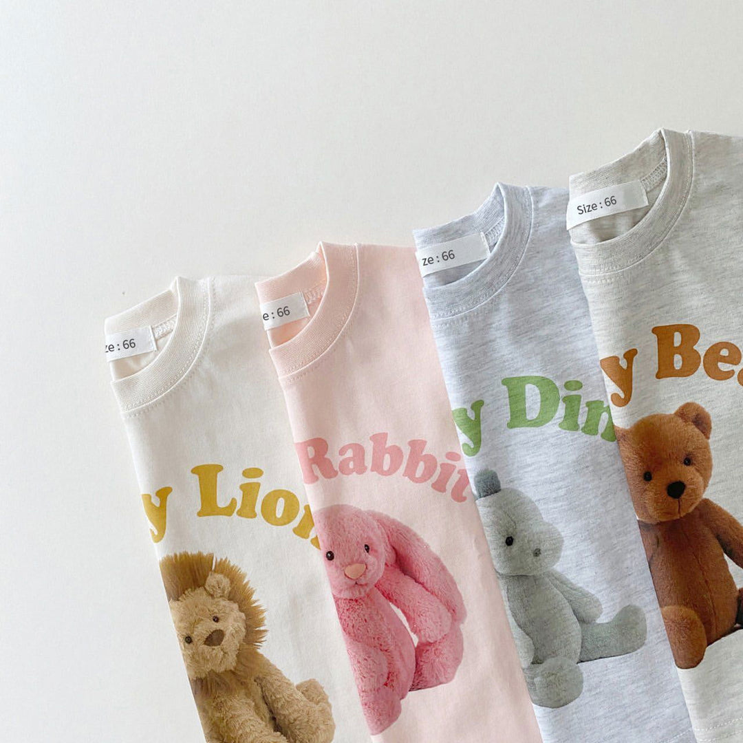 Short Sleeves Cotton Cartoon Animal Onesies - Gen U Us Products -  