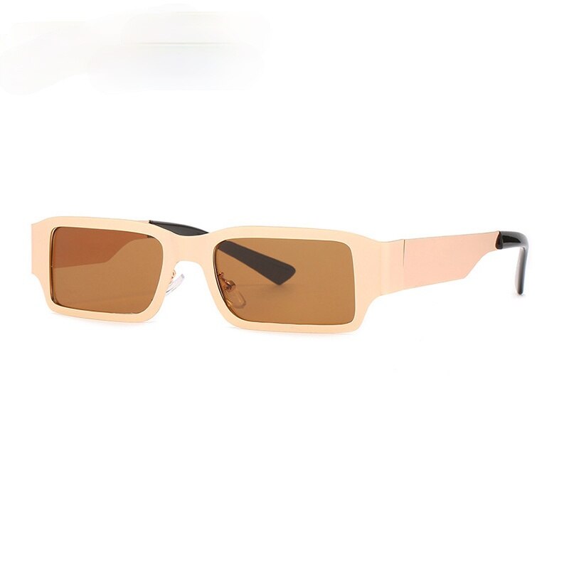 Snazzy Metal Punk Retro Square Funky Sunglasses - Gen U Us Products