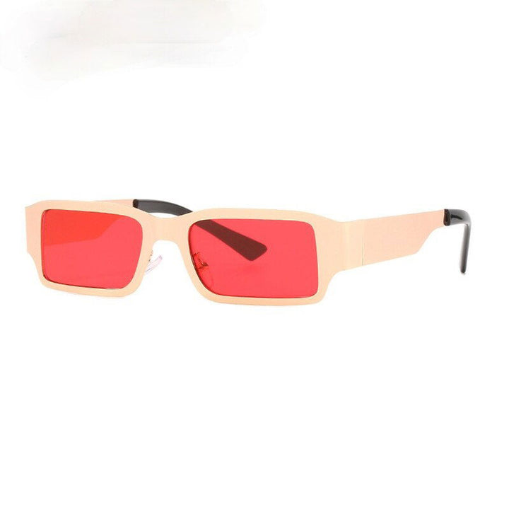 Snazzy Metal Punk Retro Square Funky Sunglasses - Gen U Us Products -  