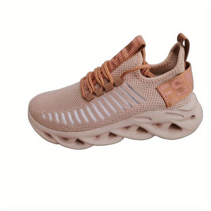 Soft Comfy Breathable Mesh Blade Type Slip-On Sneakers 