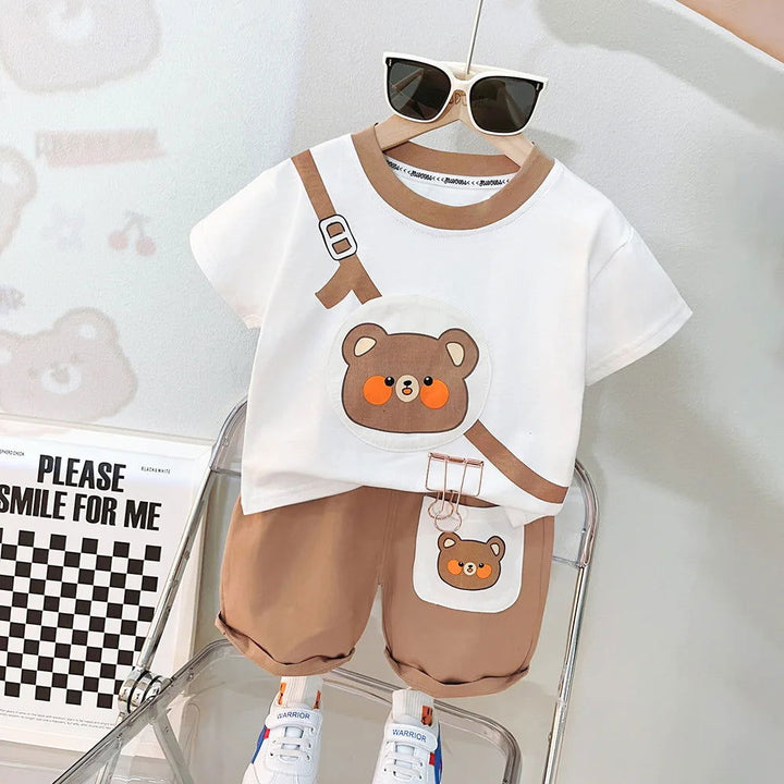 Spring Summer Cute Cartoon Animal Shirt and Shorts - Gen U Us Products -  