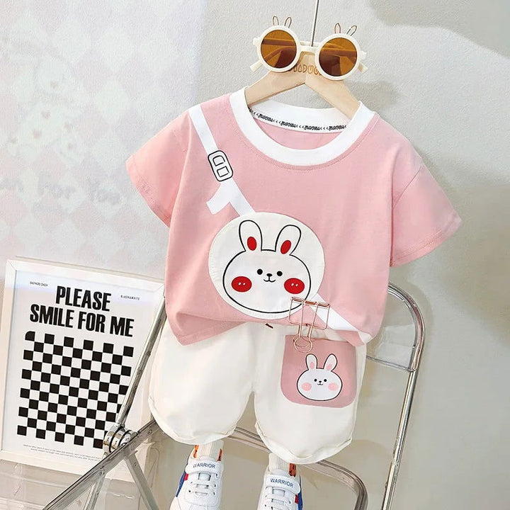 Spring Summer Cute Cartoon Animal Shirt and Shorts - Gen U Us Products -  