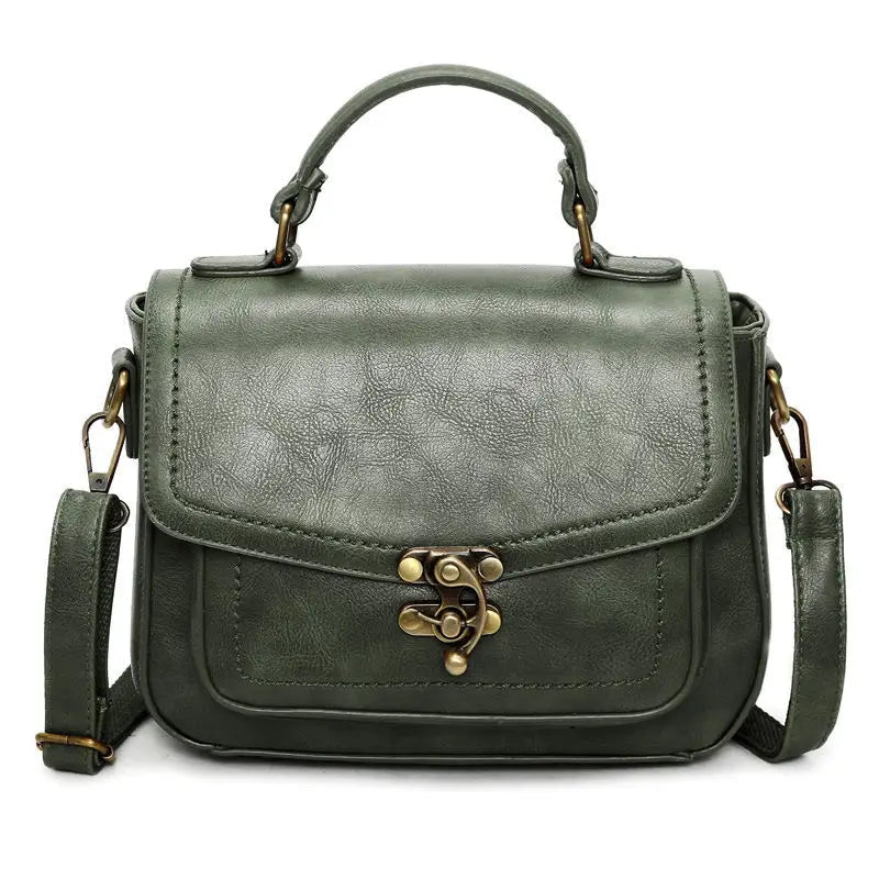 Stylish PU Leather Small Crossbody Messenger Handbags 