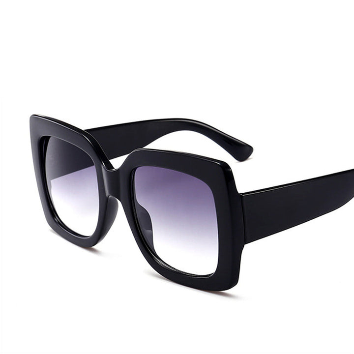 Stylish UV Protective Colorful Oversized Square Frame Sunglasses 