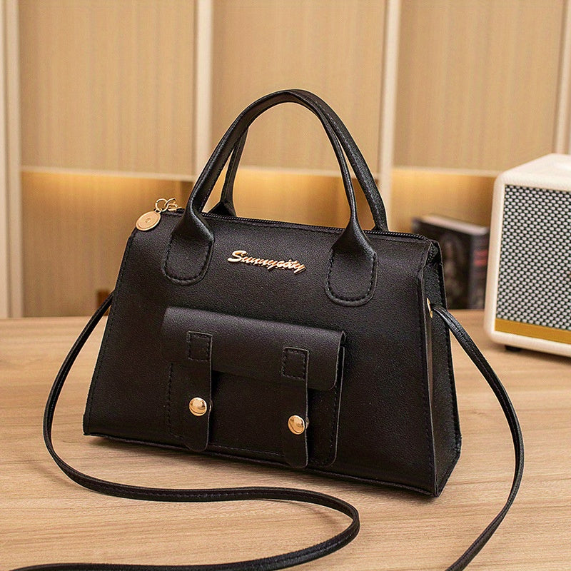 Stylish Trendy Solid Color Classic Design Crossbody Handbags - Gen U Us Products