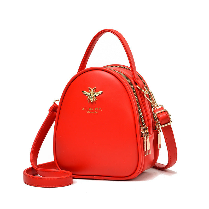 Trendy Chic Mini PU Leather  Bee Pendant Crossbody Handbags - Gen U Us Products