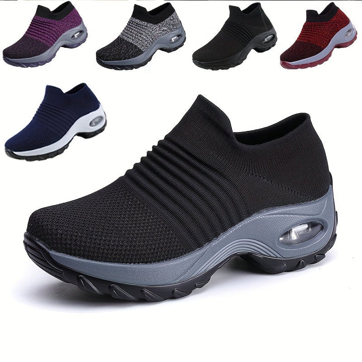 Ultimate Comfort Breathable Air Cushion Slip-On Sock Sneakers 