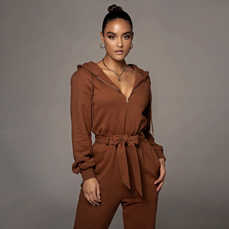 Ultra-soft Flexible Fabric Long Sleeve Hooded Jumpsuits - Gen U Us Products -  