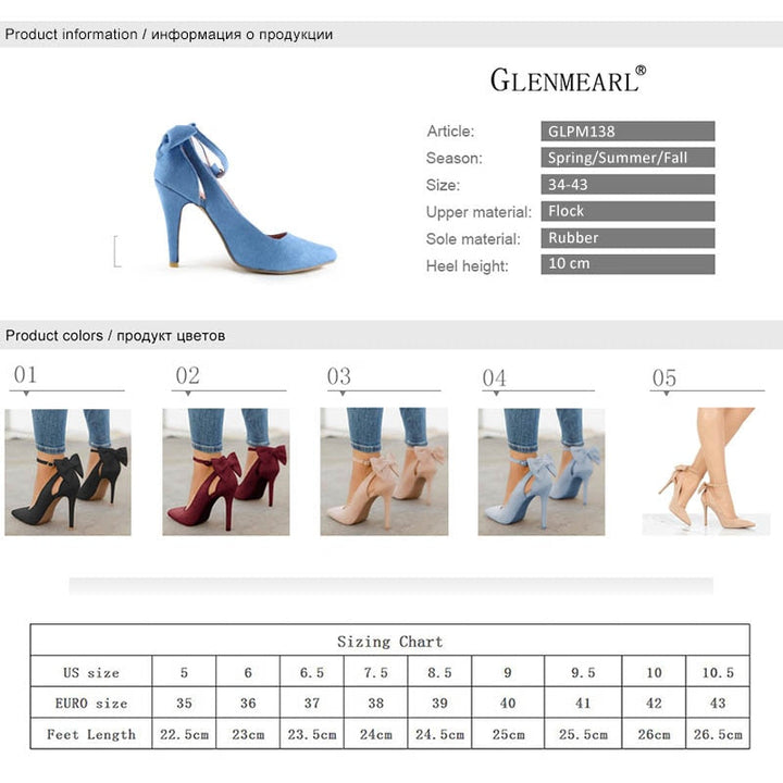 Unique Butterfly Buckle Strap High Heels Pointed Toe Shoes - Gen U Us Products