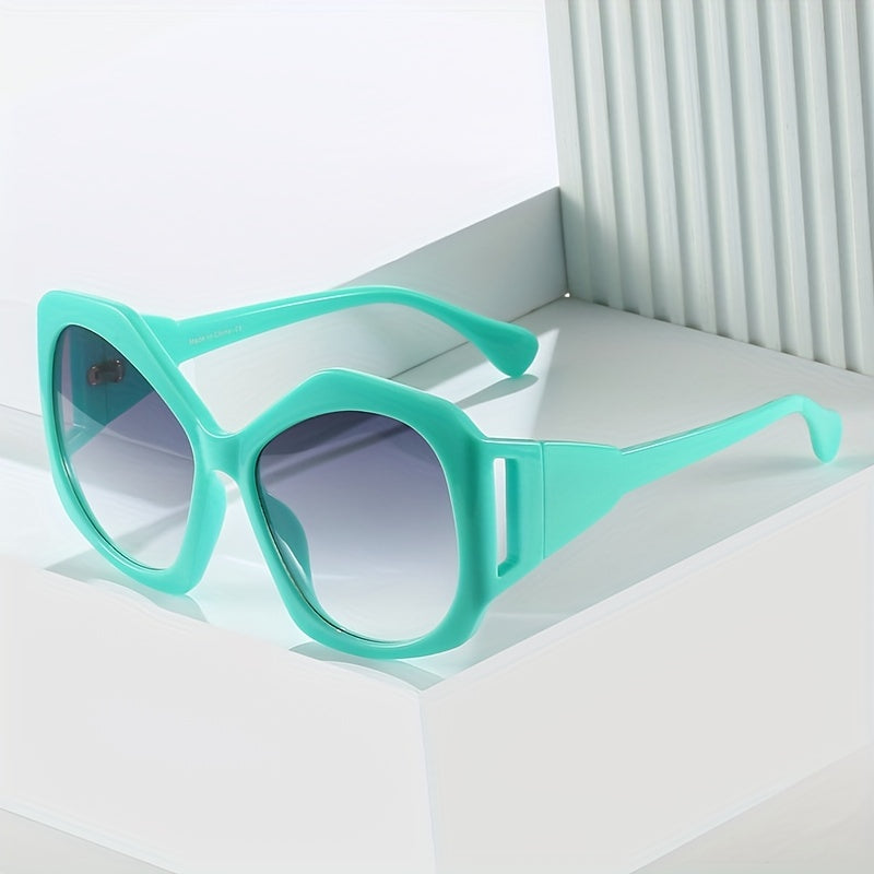 Y2K Candy Color Futuristic Oversized Irregular Sunglasses - Gen U Us Products