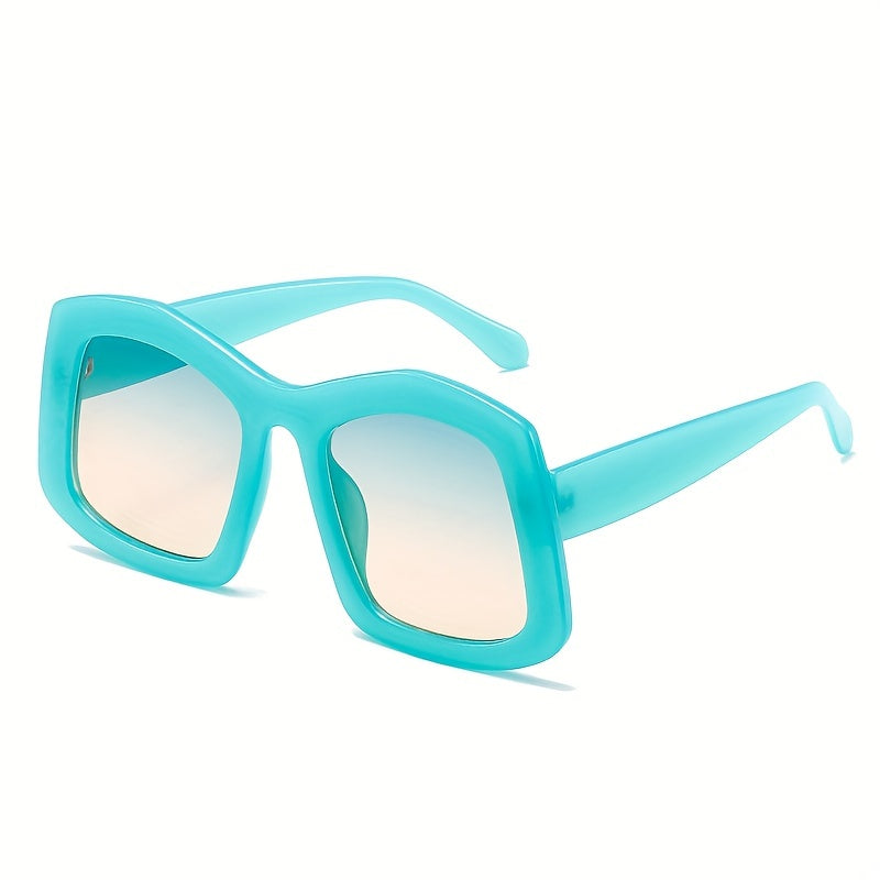 Y2K Oversized Candy Color Irregular Frame Sunglasses - Gen U Us Products