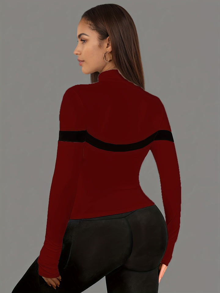 Sporty Zip Hoodie Jackets- Stretchy &amp; Fierce Fit - Flossy Mom