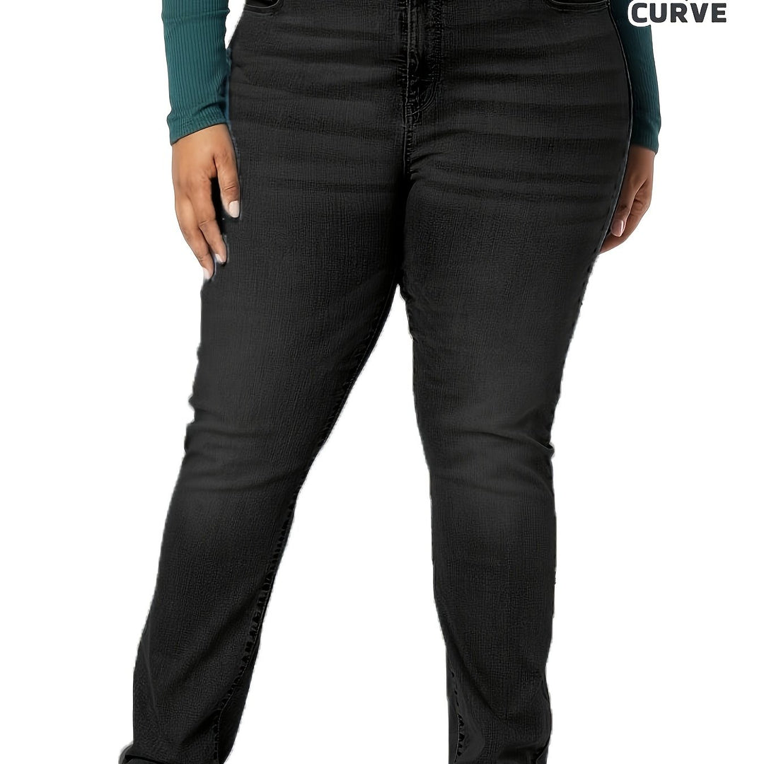 Movement Freedom Zipper Fly Bootcut Black Denim Jeans - Flossy Mom