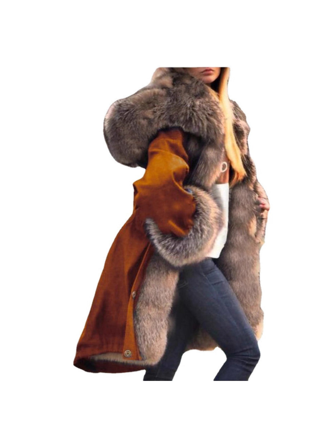 Glam Faux Fur Collar & Hood Winter Coats ✨ Soft & Stylish - Flossy Mom