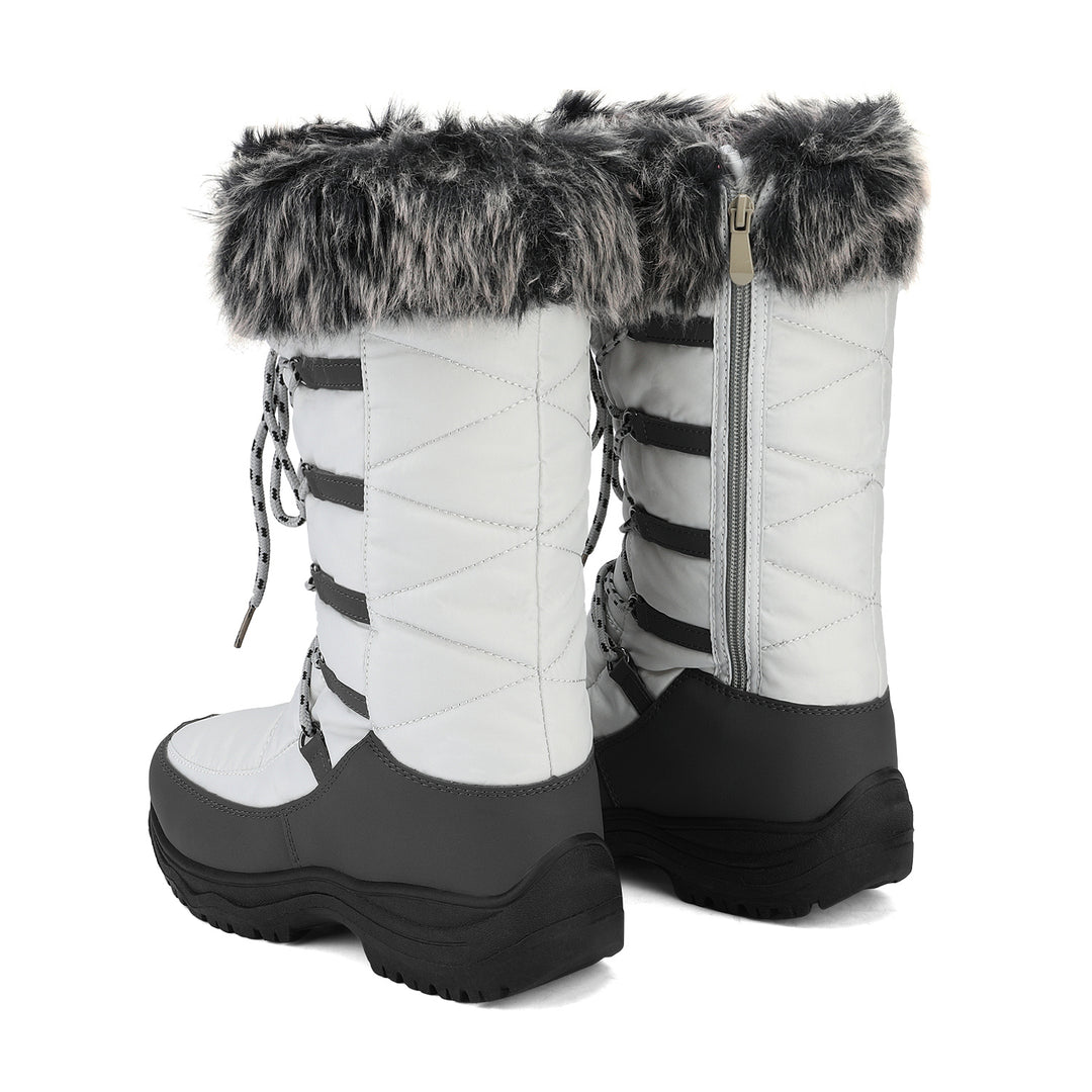 Cozy Faux Fur Lined Waterproof Mid-Calf Boots - Flossy Mom