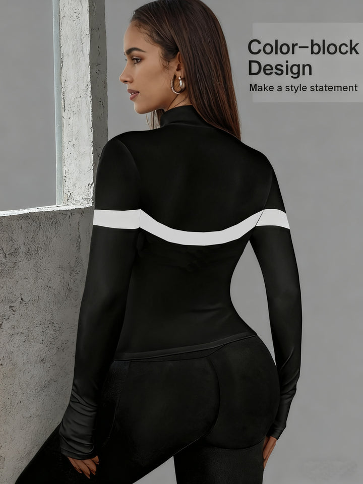 Sporty Zip Hoodie Jackets- Stretchy &amp; Fierce Fit - Flossy Mom