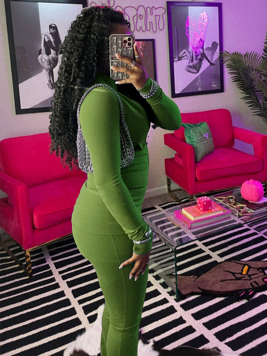 Sleek Velvet-Like Slim Crop Set | Sexy & Confident 💋 - Flossy Mom