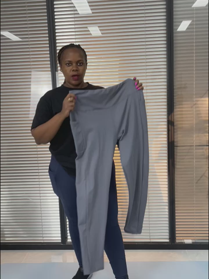 Women's Plus Size Fleece Lined Pocket Leggings