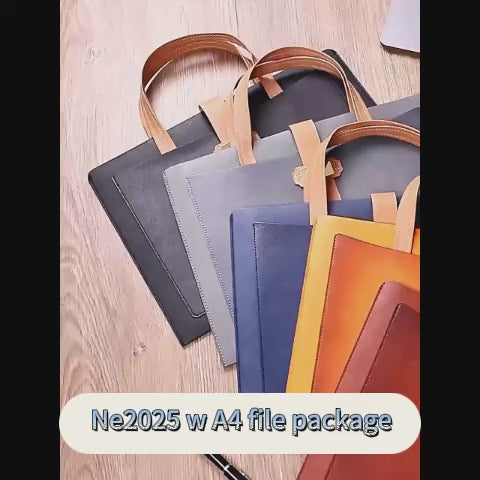 Retro Chic High- quality PU Leather Work Briefcase